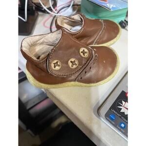 Livie & Luca Brown Baby Walker Shoes